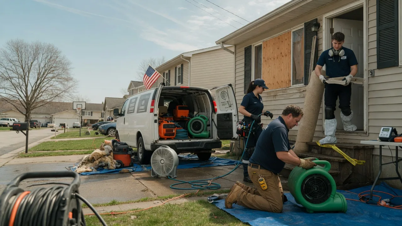 Water Damage Restoration in New Washington, OH near me